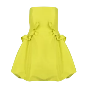 Diana Ruffle Strapless Minidress