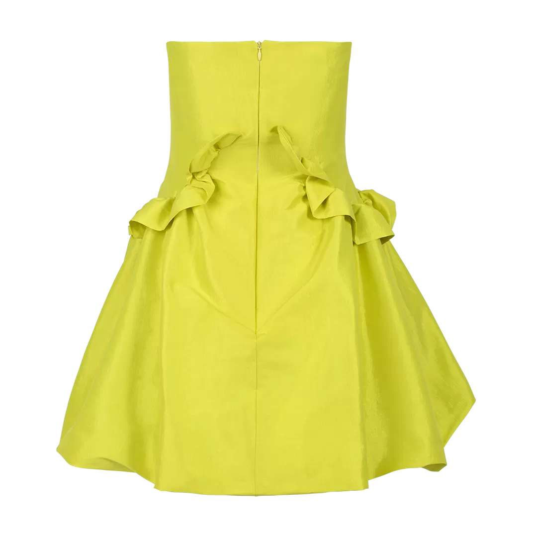 Diana Ruffle Strapless Minidress