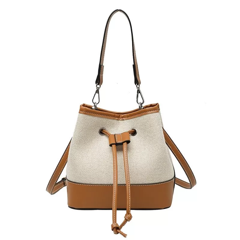 Drawstring Bucket Bag