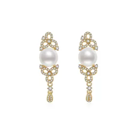 Elegant Freshwater Pearl Earrings WE00262