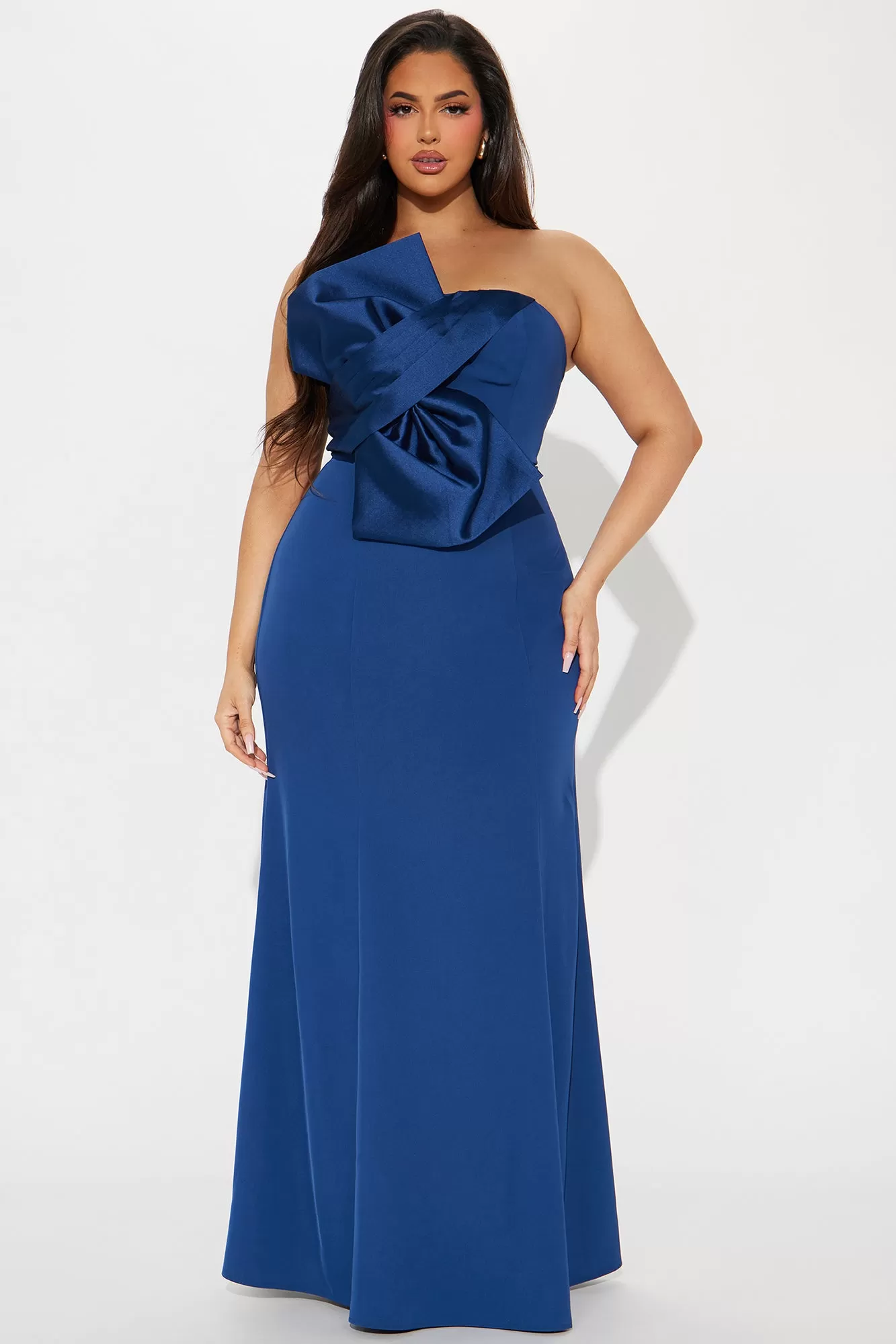 Elegant Moment Gown - Navy