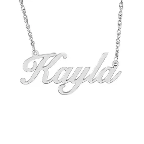 Elegant Nameplate Necklace