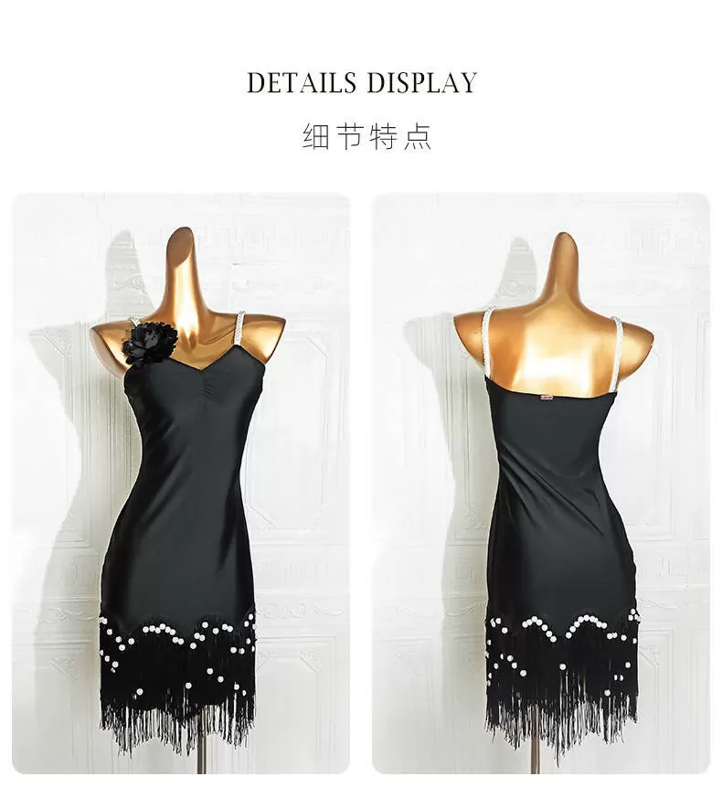 Elegant Whispers Latin Dress | ADL23