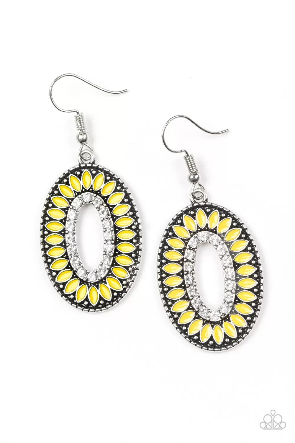 Fishing For Fabulous Yellow-Earrings