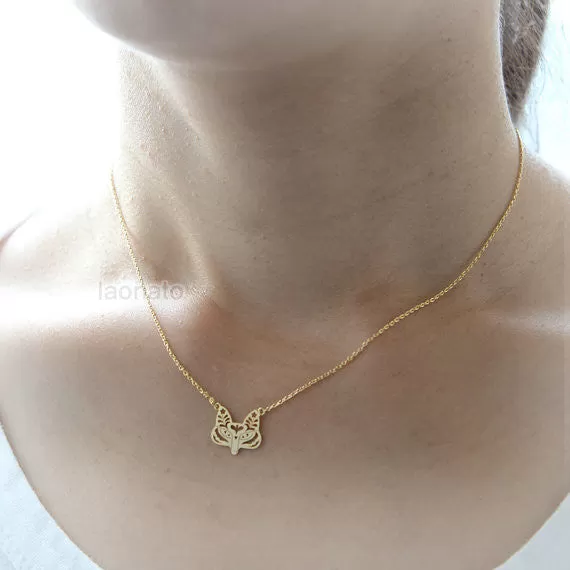 Flower Fox Necklace