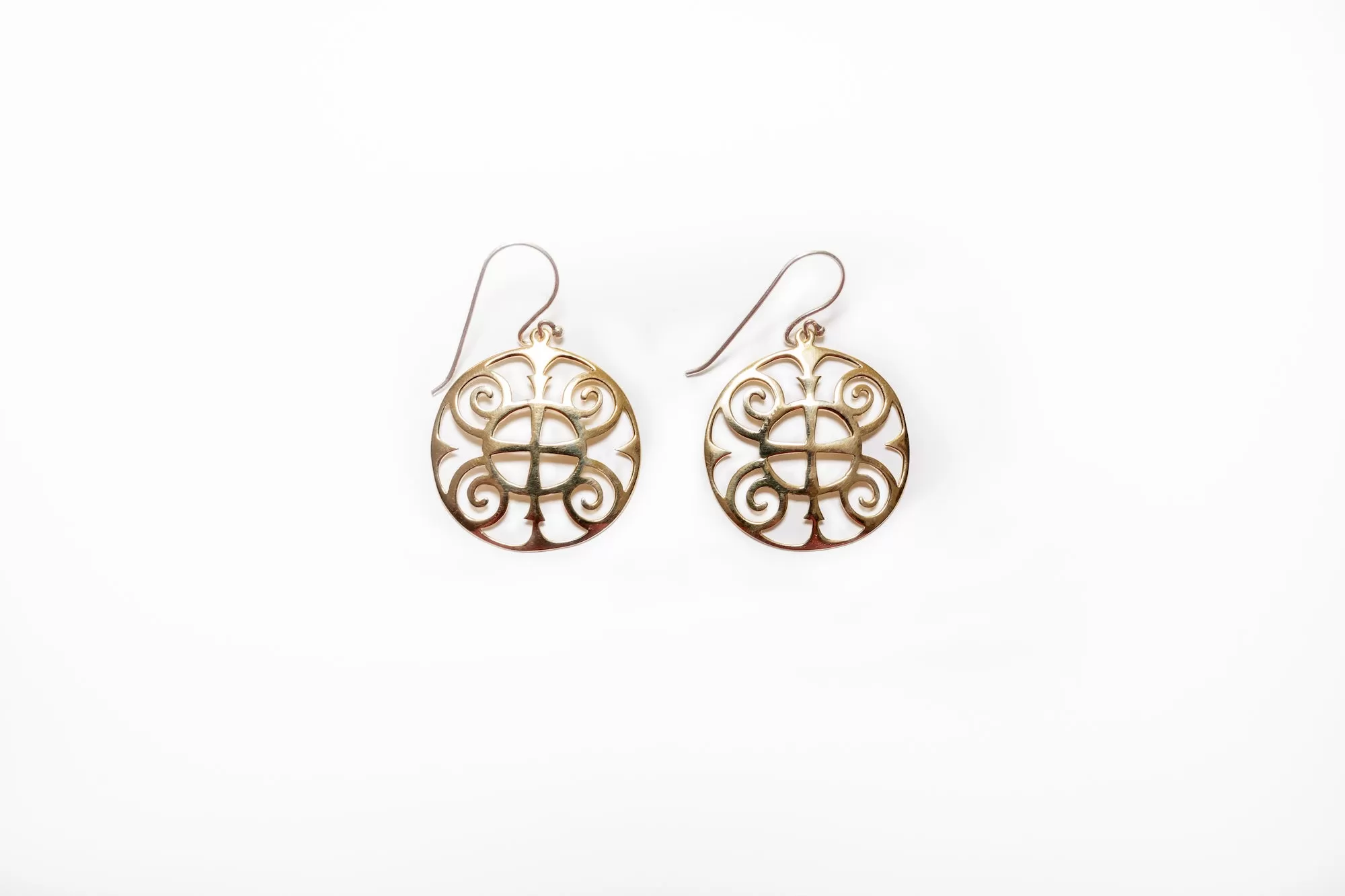 Four Directions Bronze Earrings