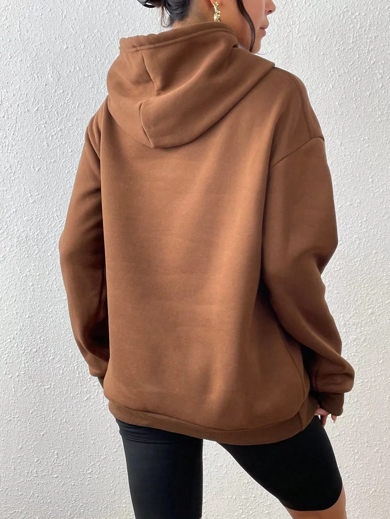 Front Pocket Drawstring Hoodie