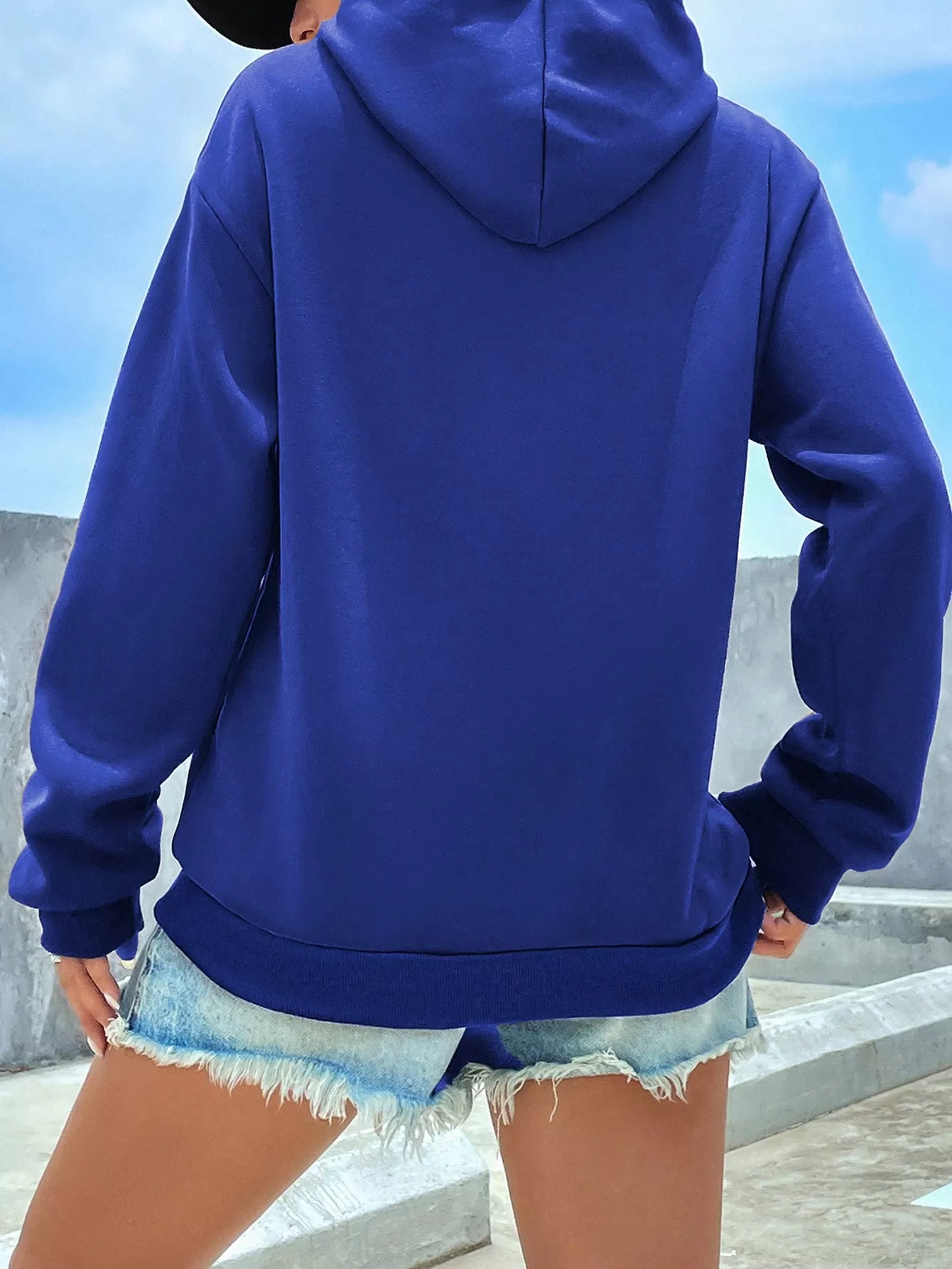 Front Pocket Drawstring Hoodie