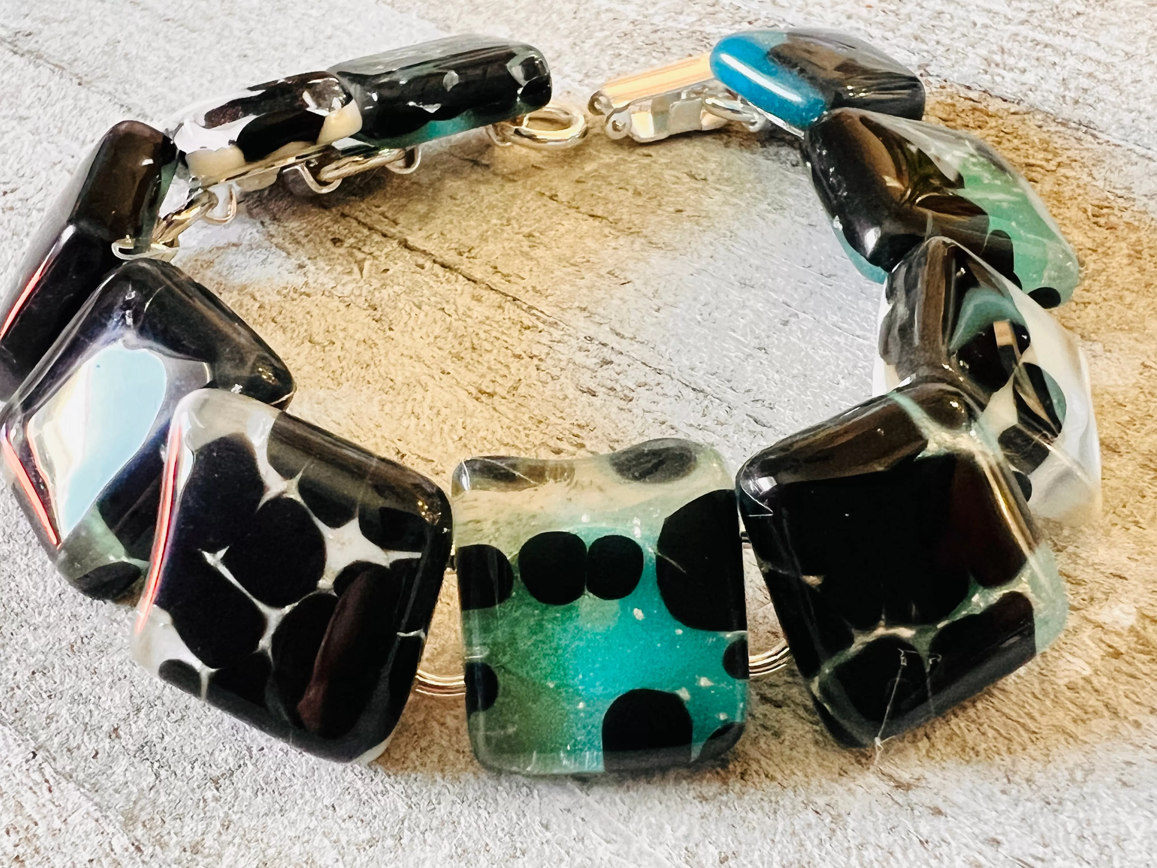 Fused Glass Bracelet