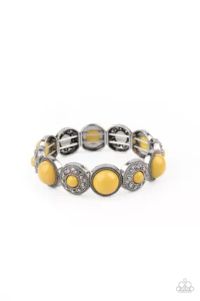 Garden Flair - Yellow Bracelet