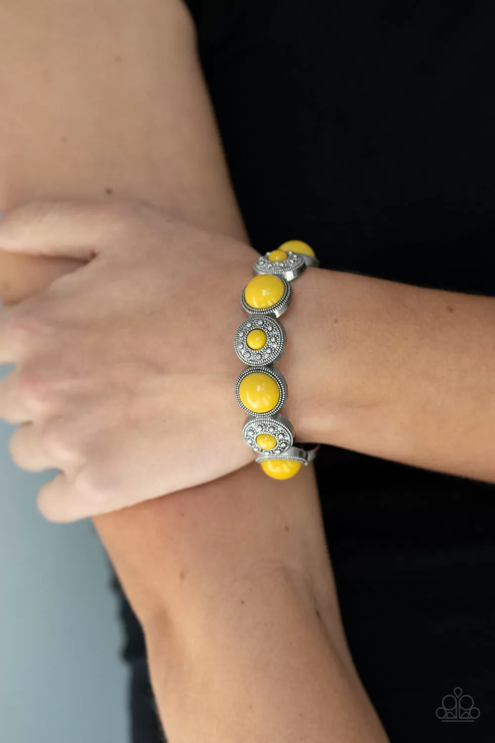 Garden Flair - Yellow Bracelet