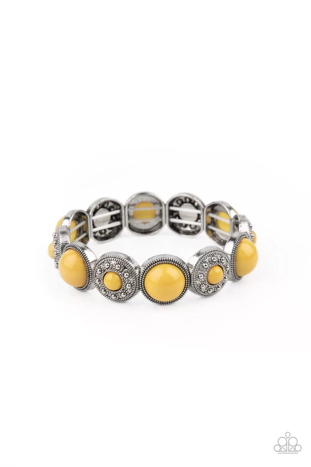 Garden Flair - Yellow Bracelet