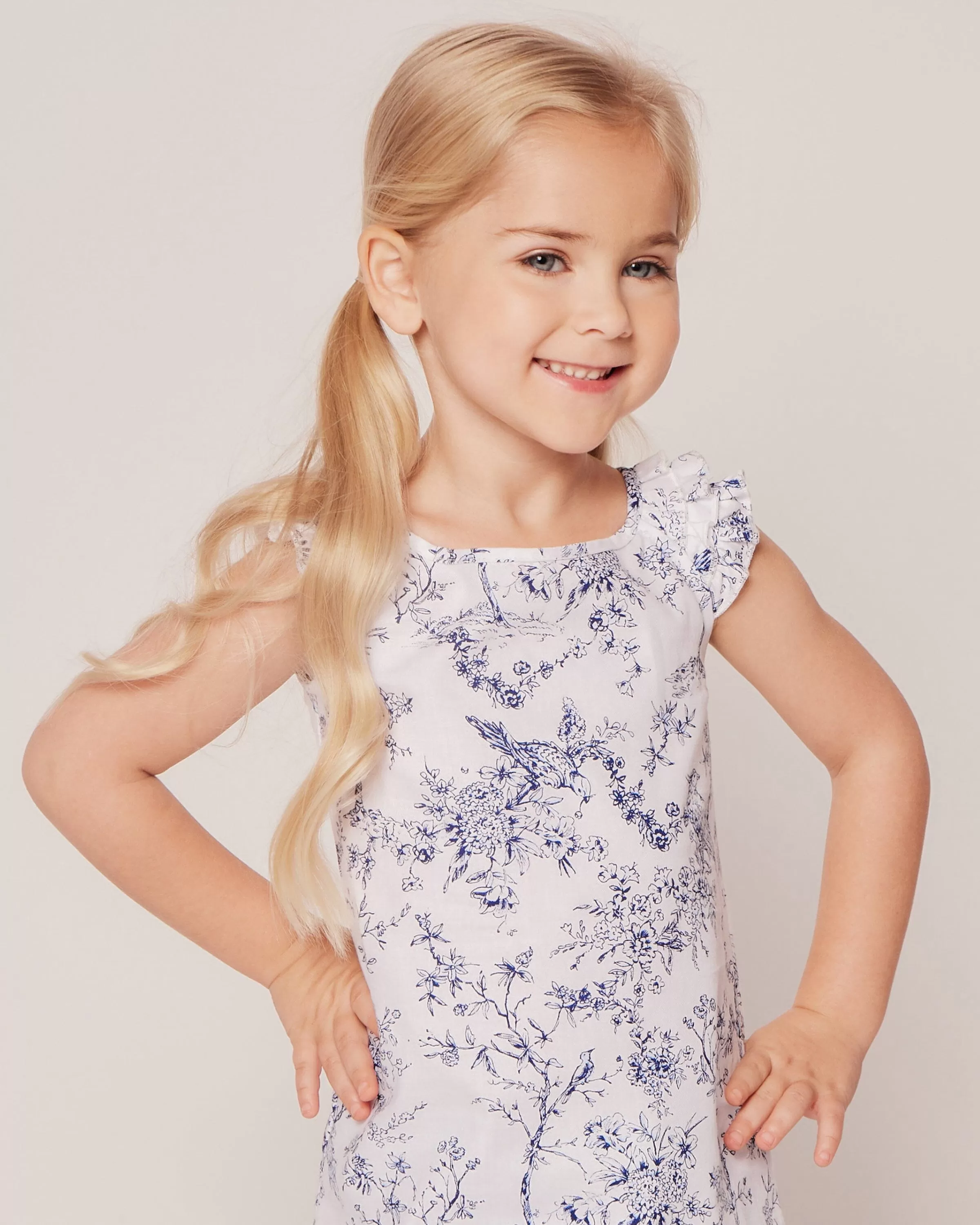 Girl's Twill Amelie Short Set | Timeless Toile