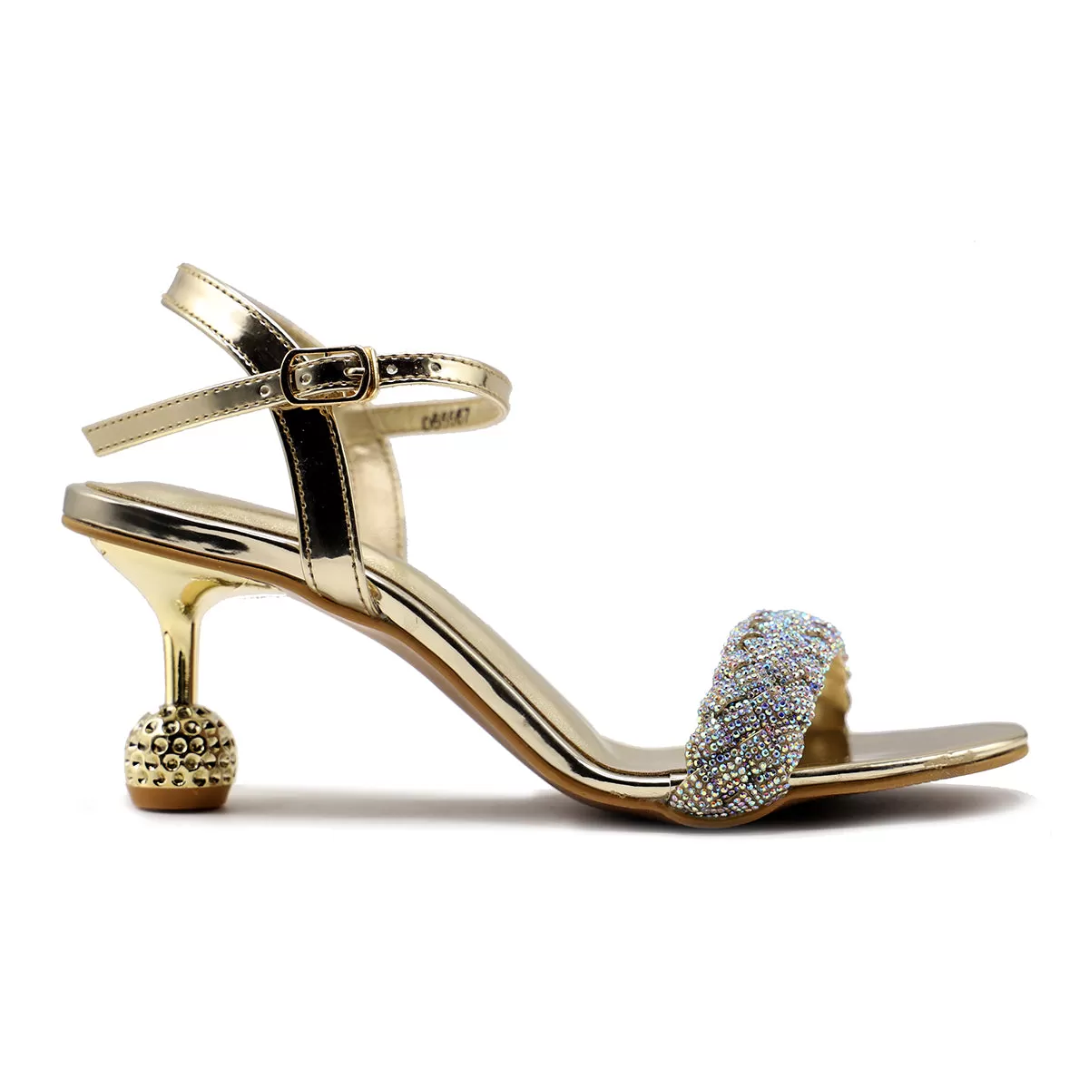 Golden Bridal Sandal 066667