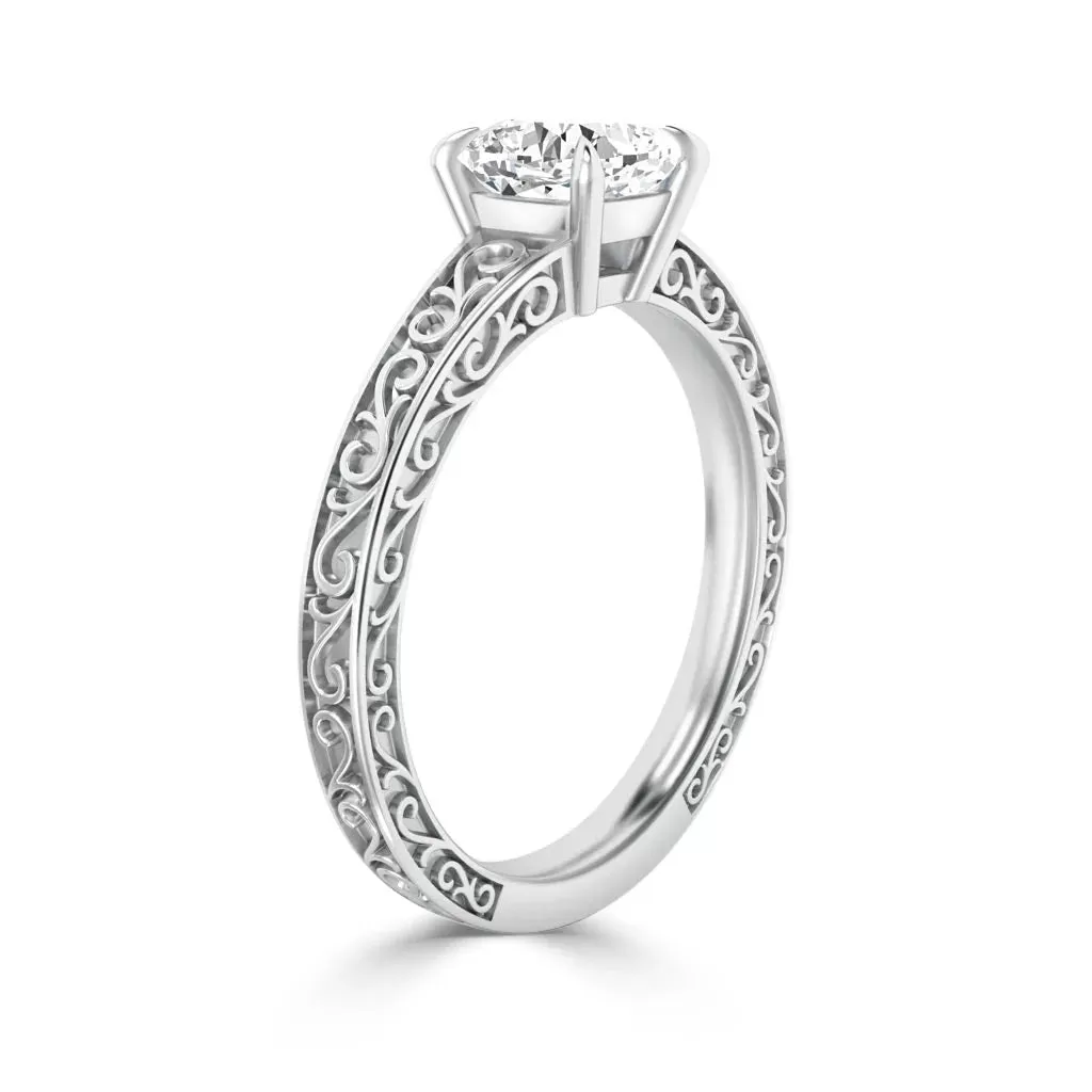 Grace - 18ct White Gold - Cushion