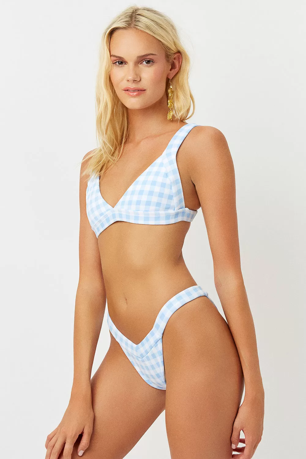 Grace Cheeky Bikini Bottom - Bluebell