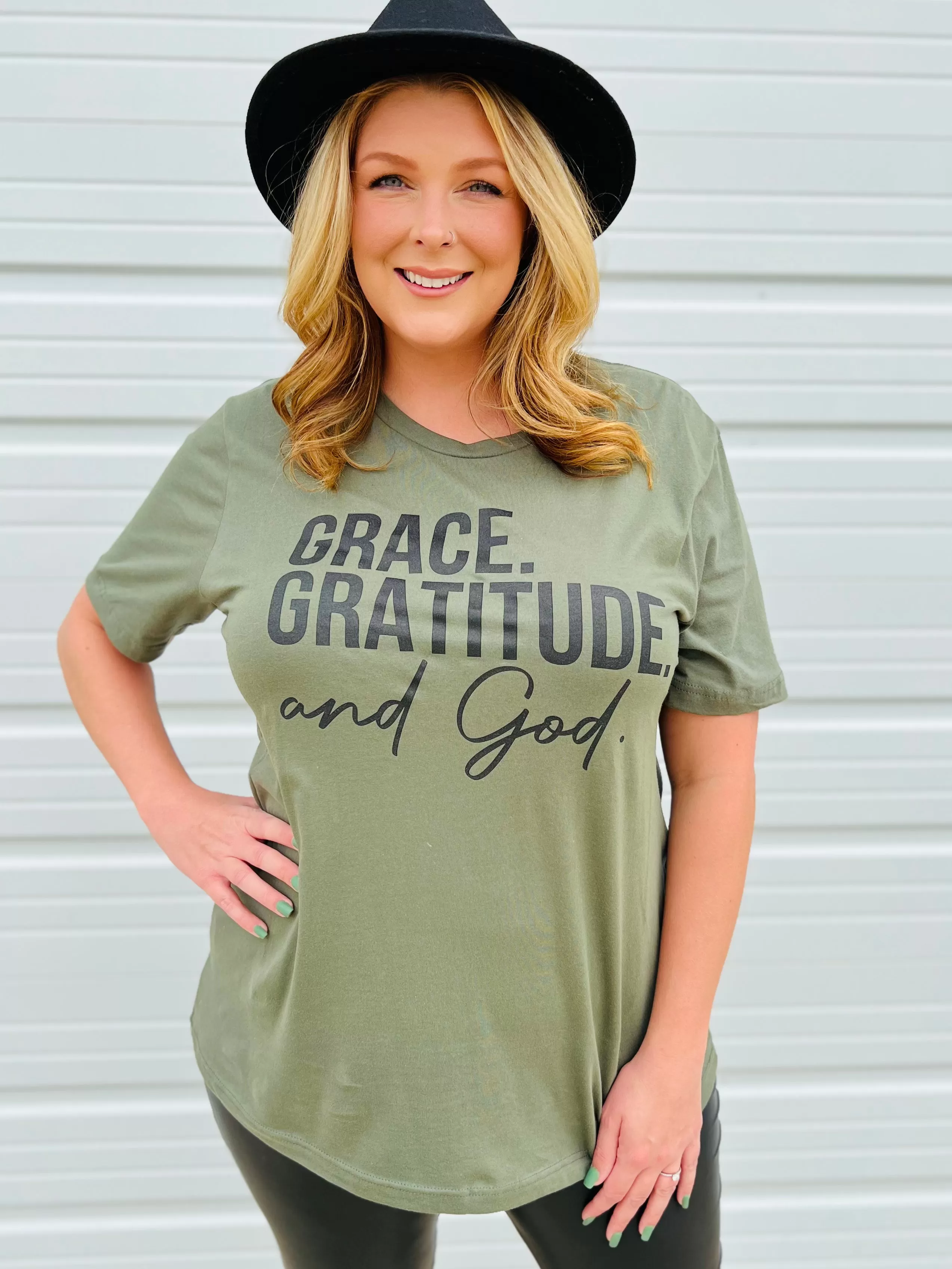 Grace Gratitude God Graphic Tee