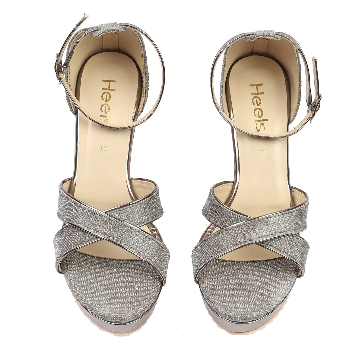 Grey Fancy Sandal 066663