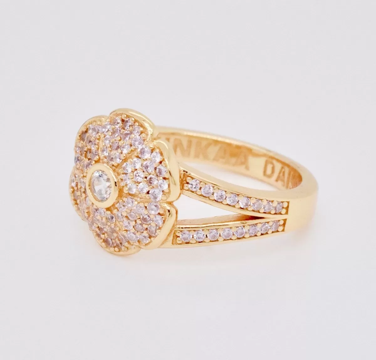 Haven Crystal Pavé Daisy Ring