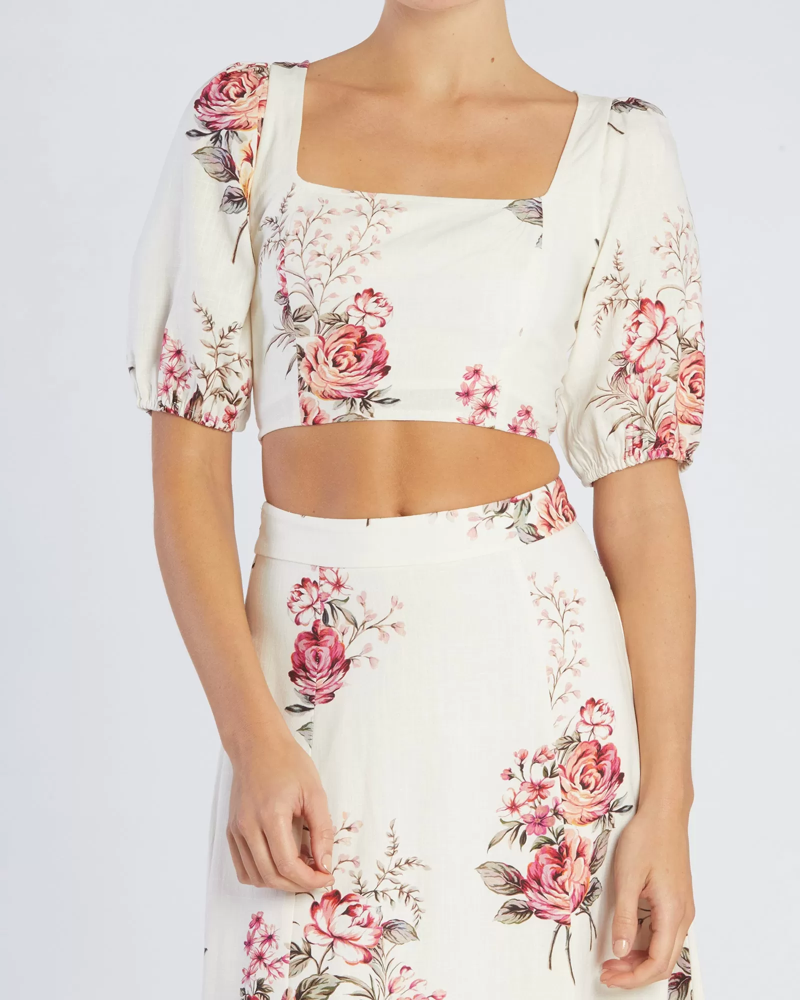 Heartloom Rose Crop Top