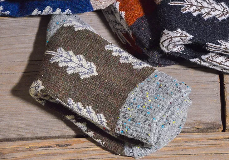 Holiday Special | Wool Socks | Pine Tree (Green)