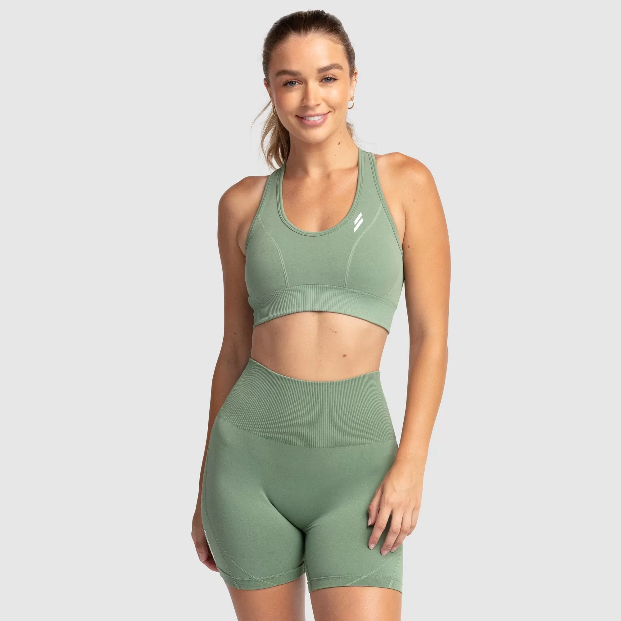 Hyperflex 2 Crop - Soft Khaki Green