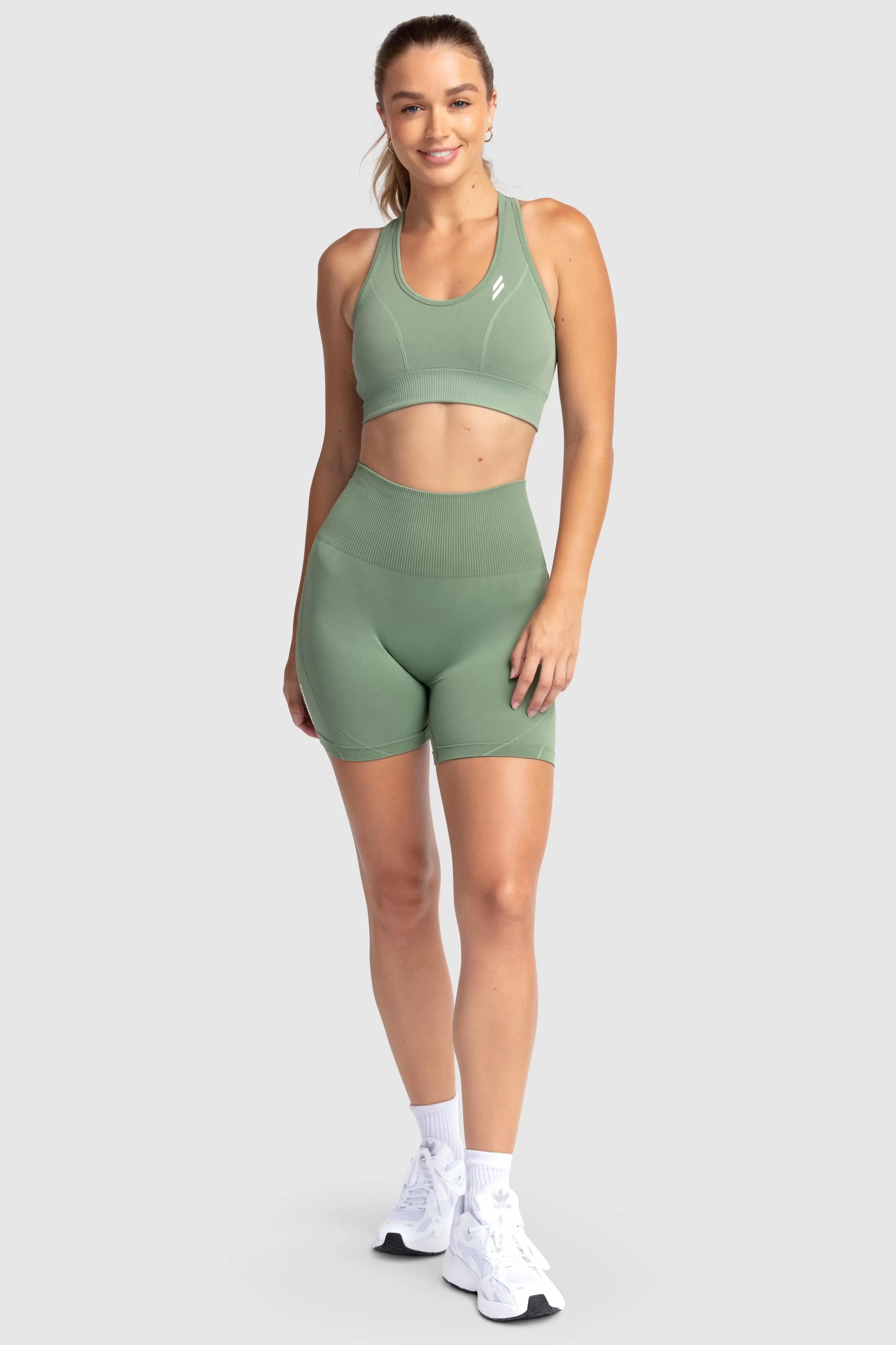 Hyperflex 2 Crop - Soft Khaki Green