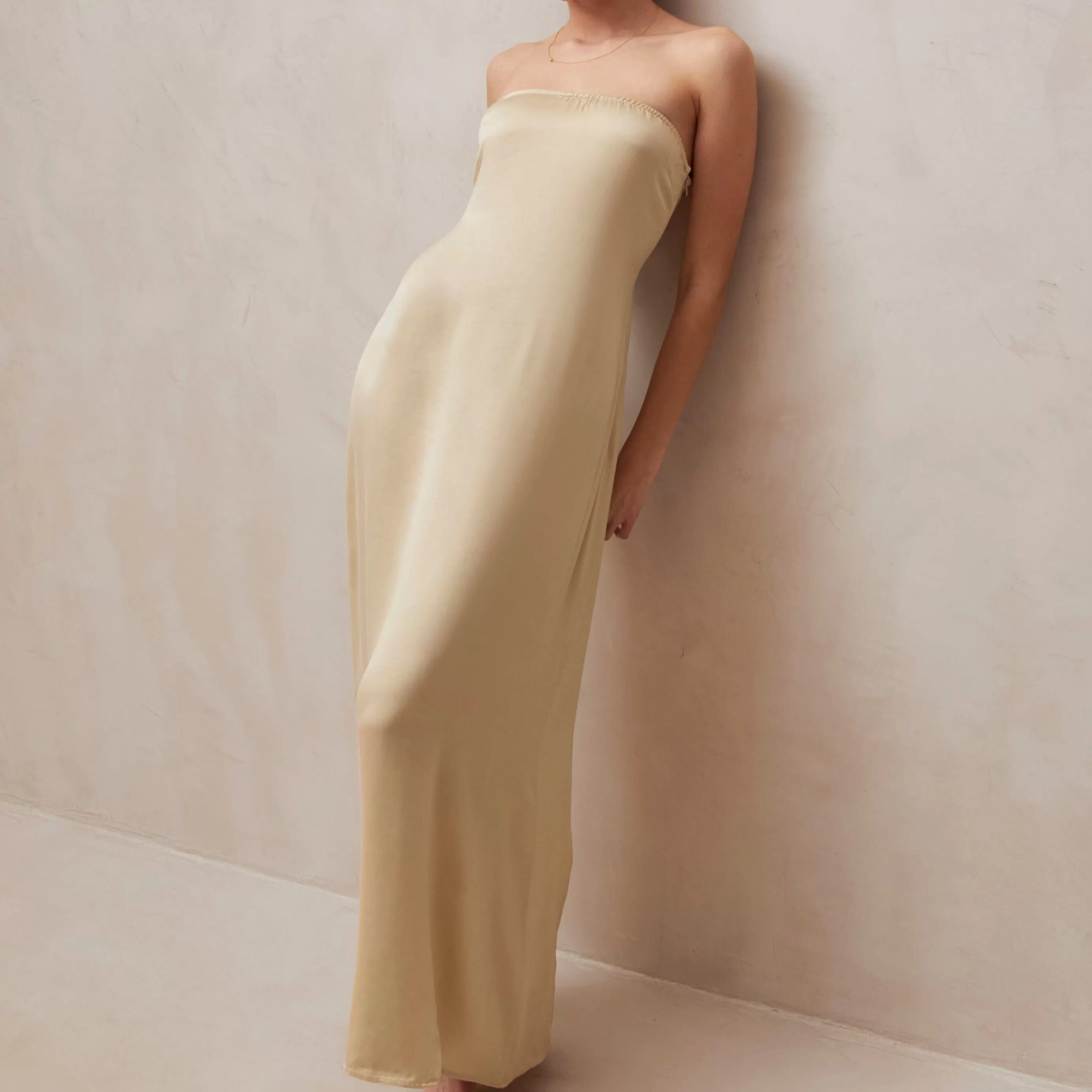 Ilia Cream Maxi Dress