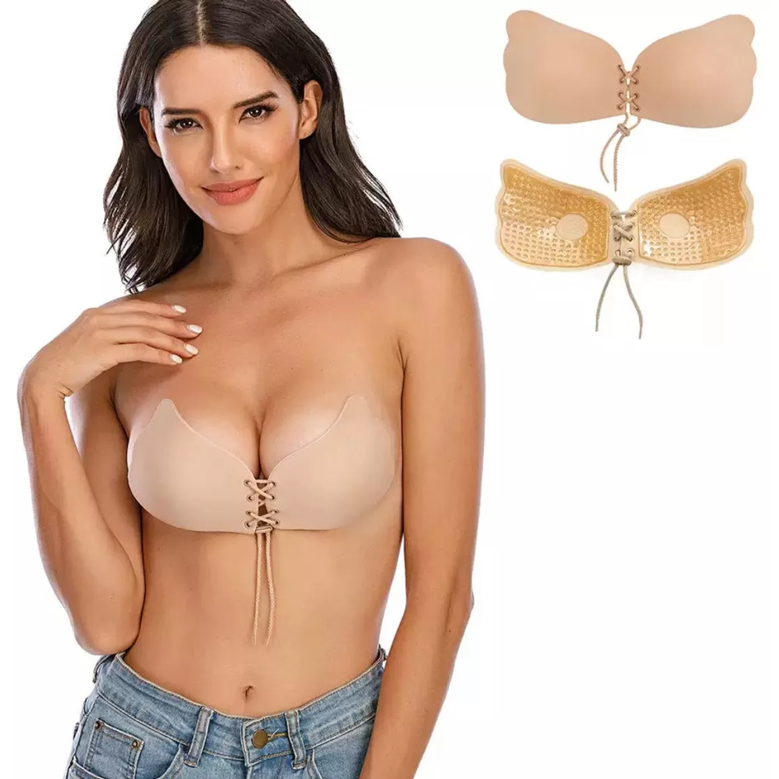 Invisible Push Up Backless Strapless Bra