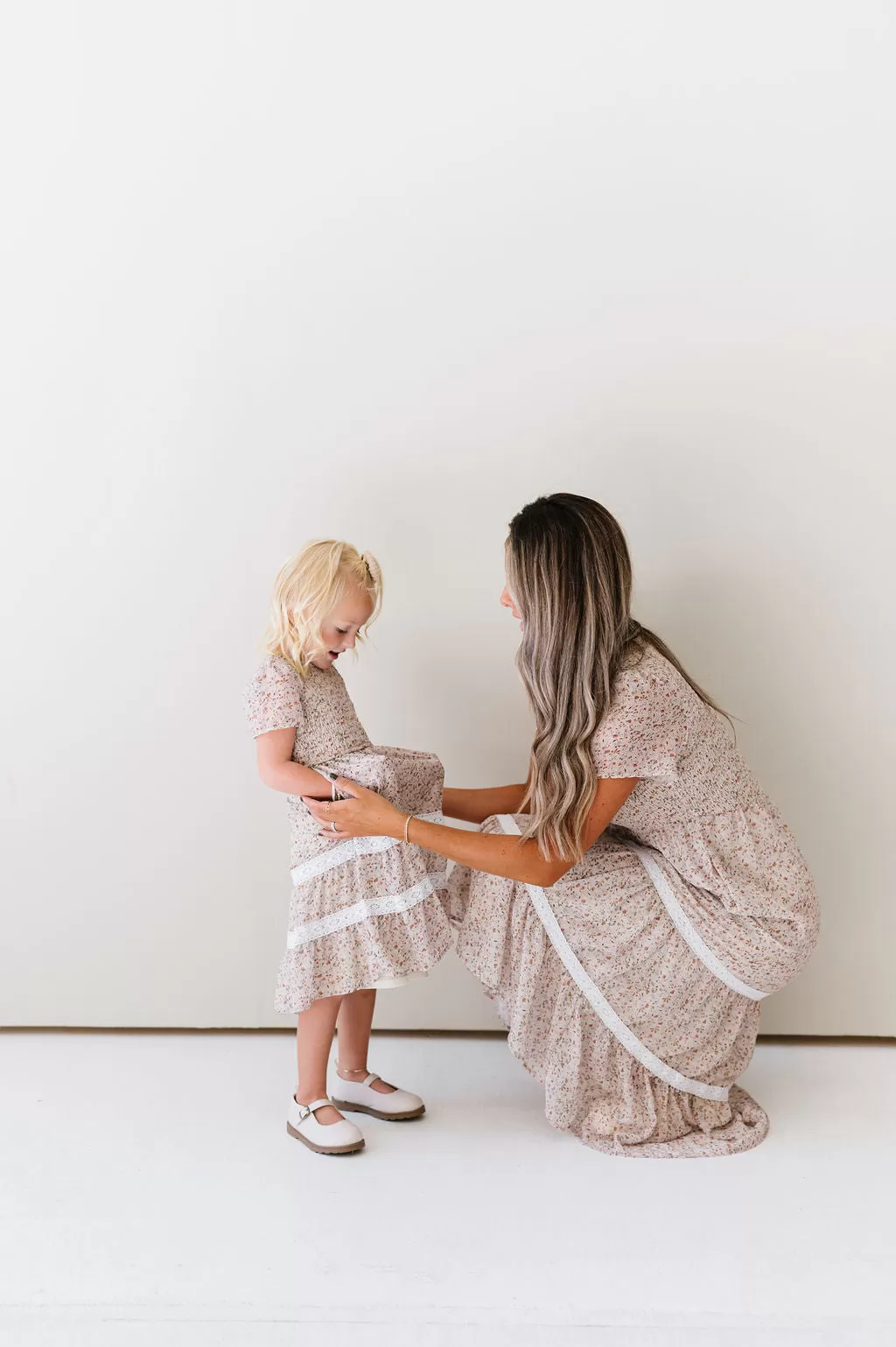 Isla Dress in Dark Cream - Kids