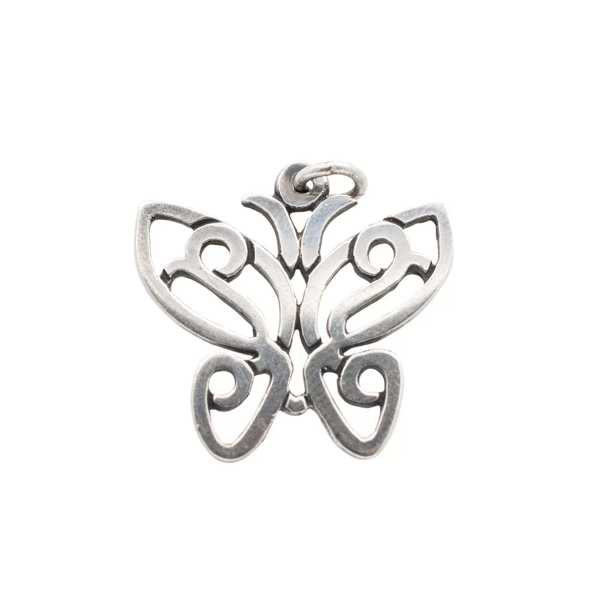 James Avery 925 Sterling Silver Retired Lace Wing Butterfly Pendant