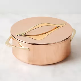 JHQ Copper 2 Qt.Casserole with Lid