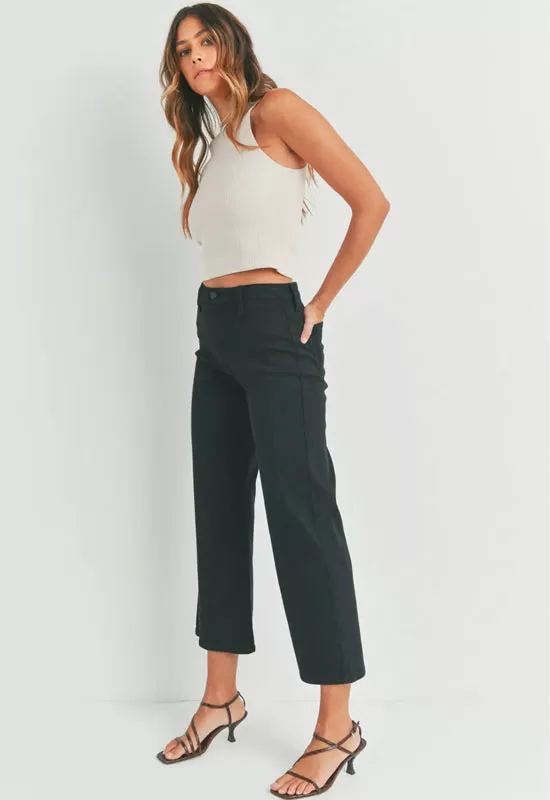 Just Black - Trouser Wide Leg Black