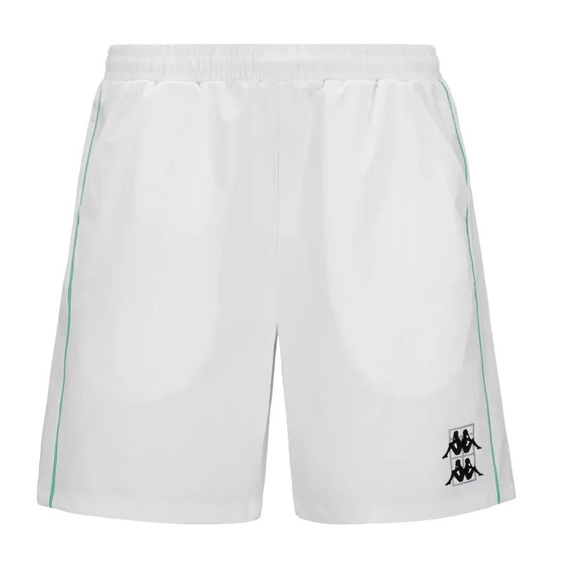 Kappa men's sports shorts Kombat Padel Fivio 331K48W A0Q white green