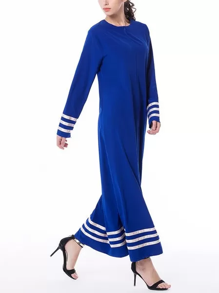 (L-7XL) Kiernan Plus Size Abaya Long Sleeve Maxi Dress (EXTRA BIG SIZE)