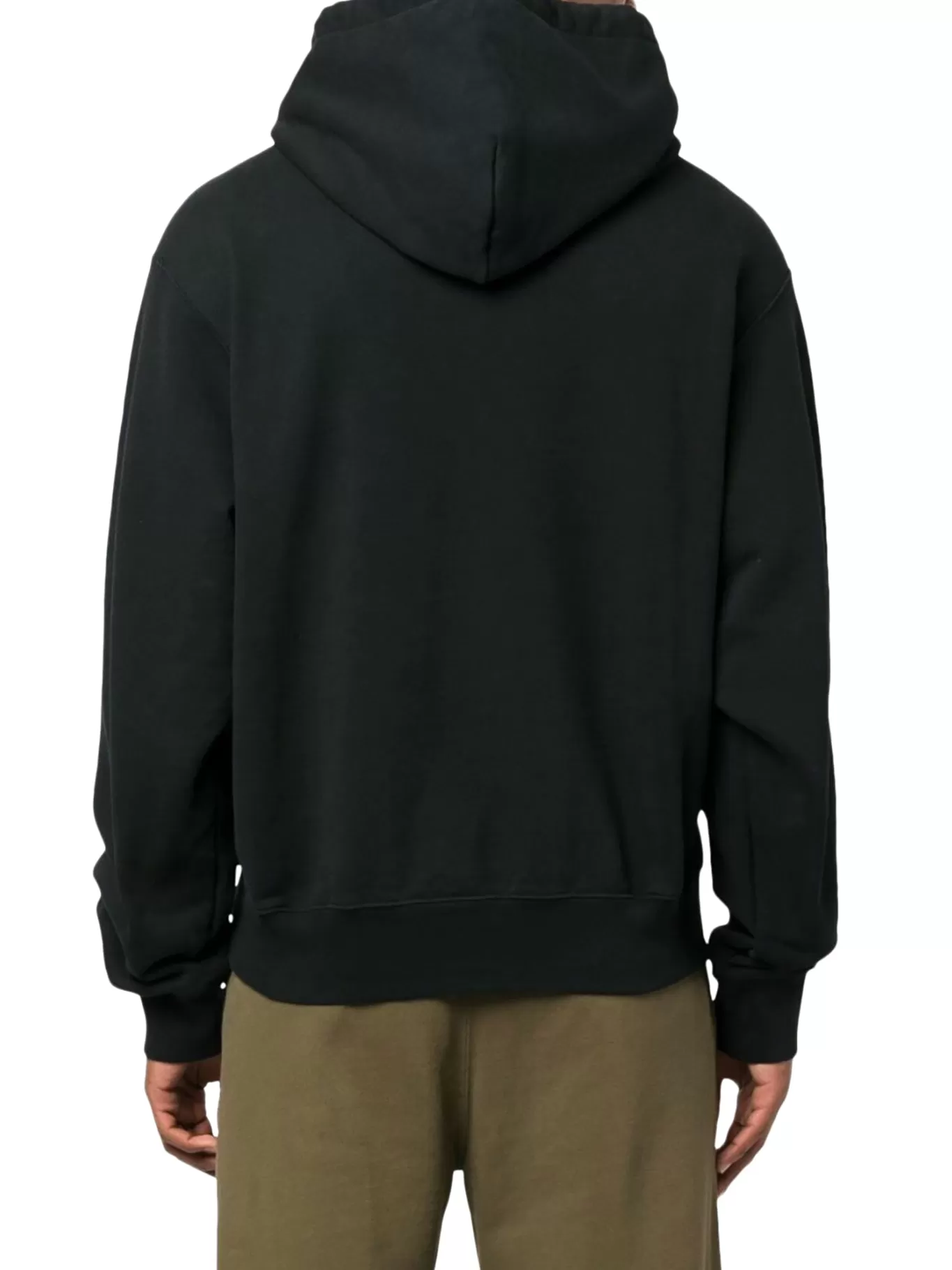 logo-print drawstring hoodie