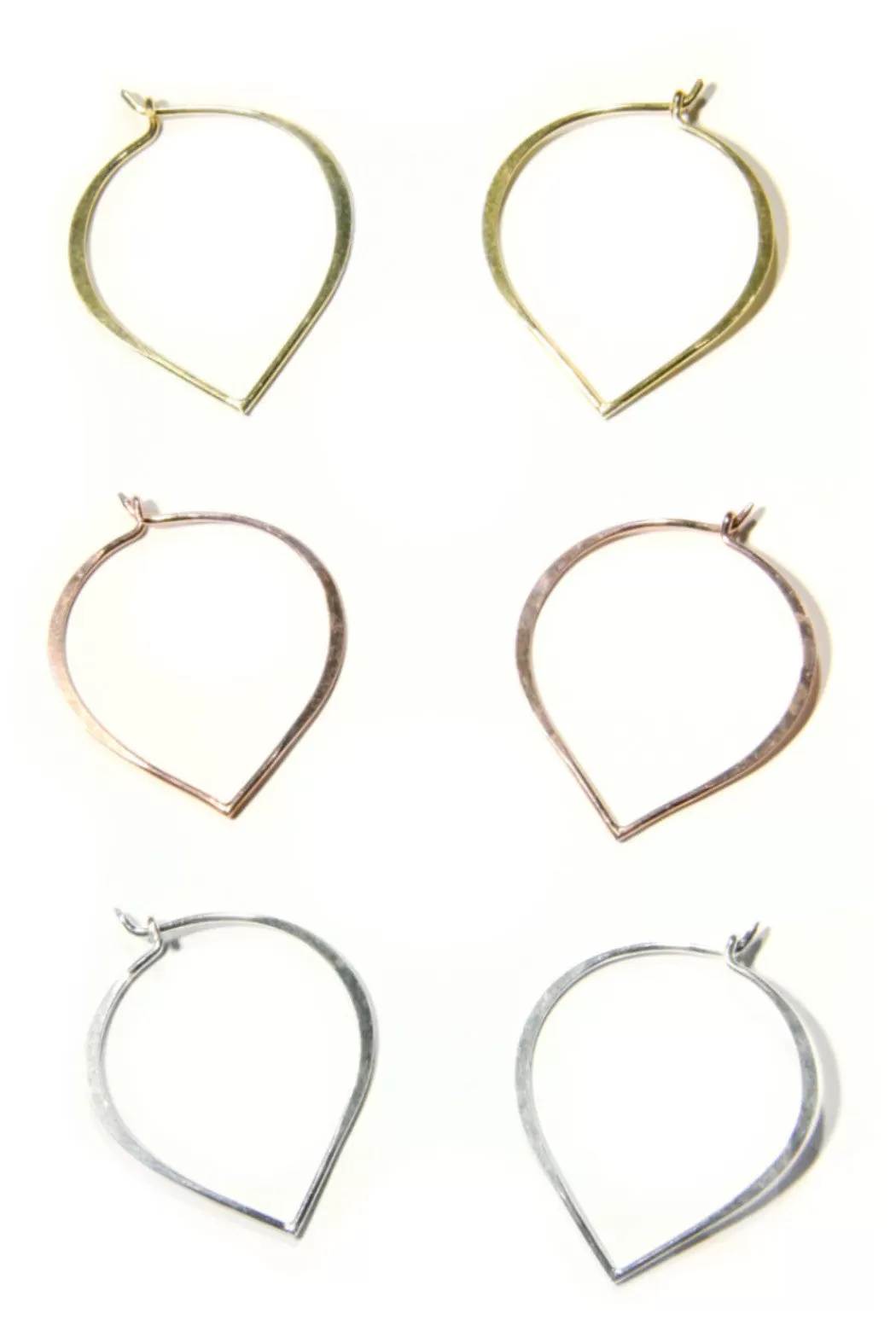 Lotus Petal Hoops