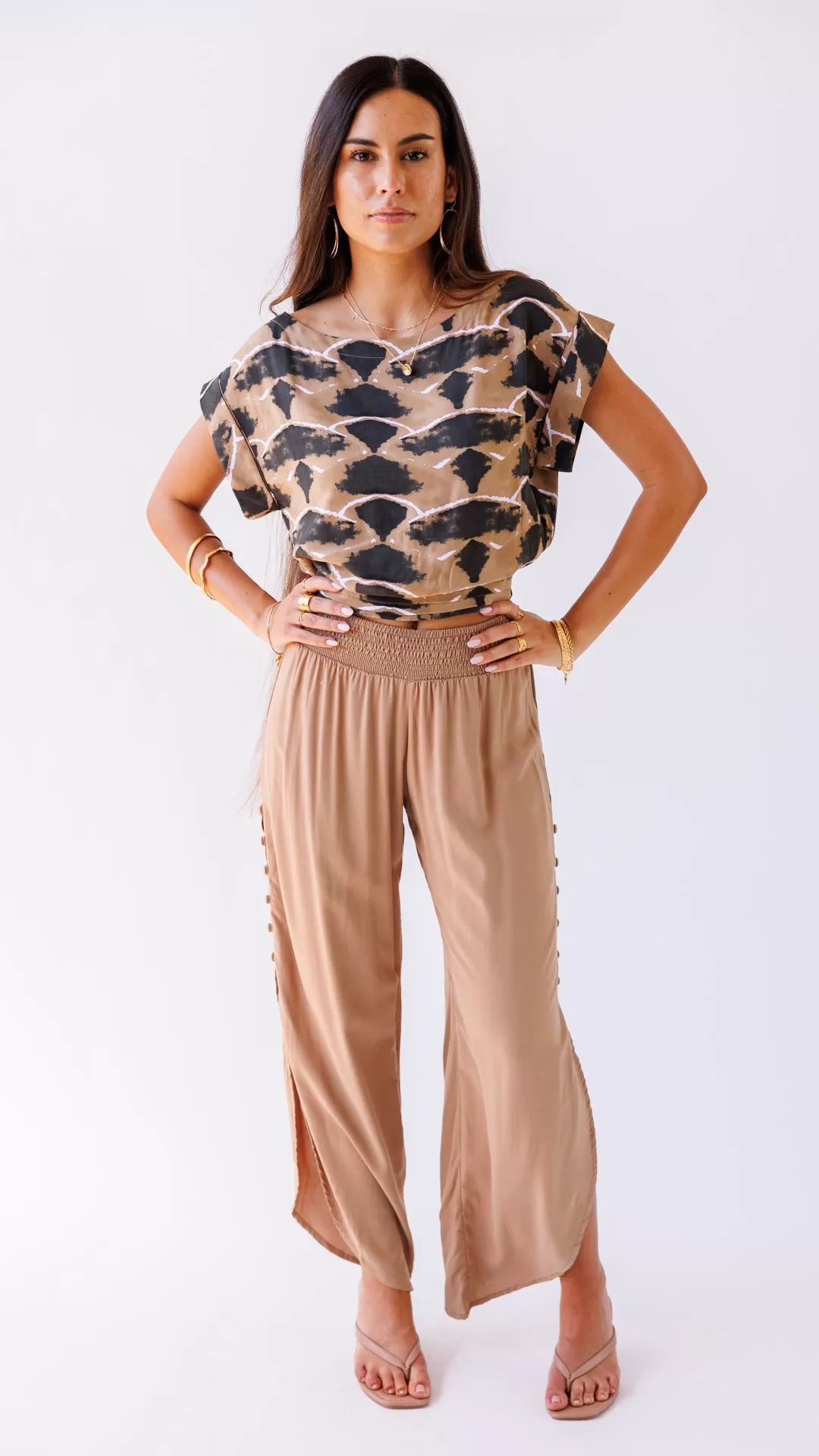 Mareva Top / Petal Brown