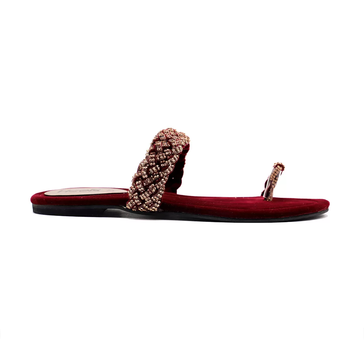 Maroon Fancy Chappal 010112