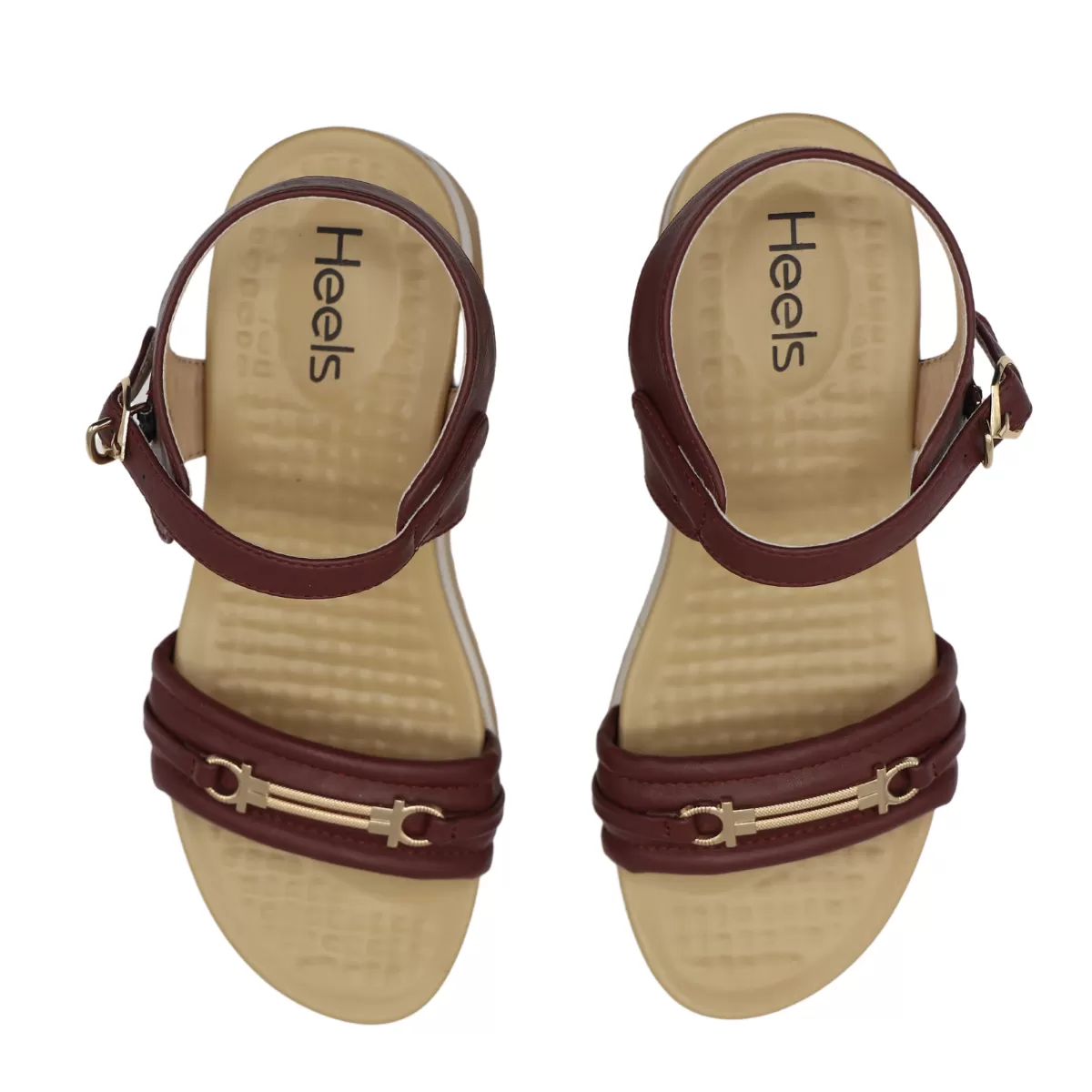 Maroon Pu Sandal 078099