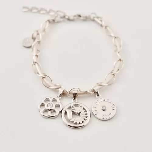 Megan Inner Beauty Fox Cream Leather Bracelet