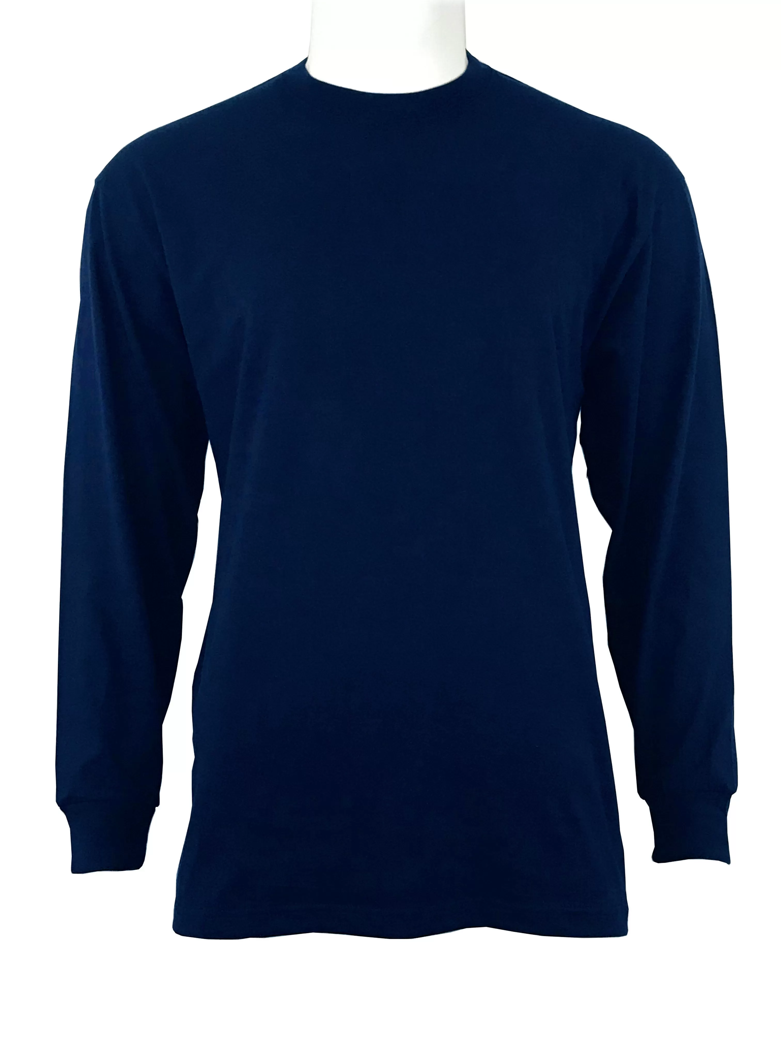 Men's Plain Long Sleeve T-Shirt