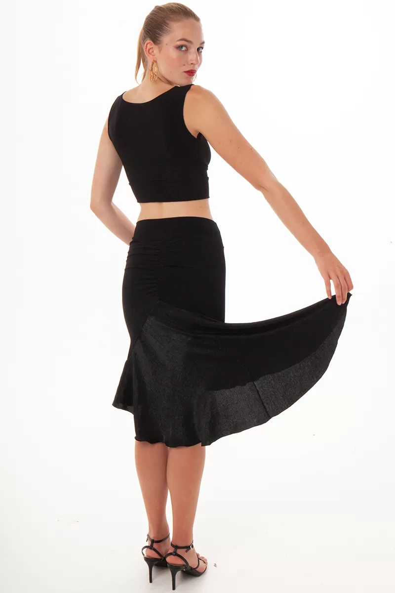 Mermaid Tango Skirt With Satin Tail