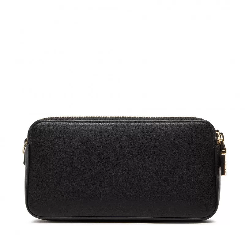 Mini Clutch con Tracolla LOVE MOSCHINO linea Gold Metal Logo colore Nero