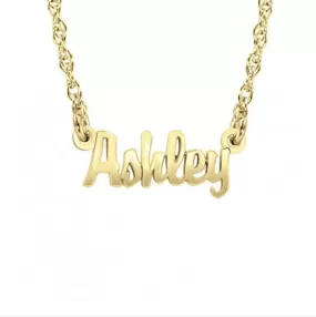 Mini Nameplate Necklace - Khloe Kardashian