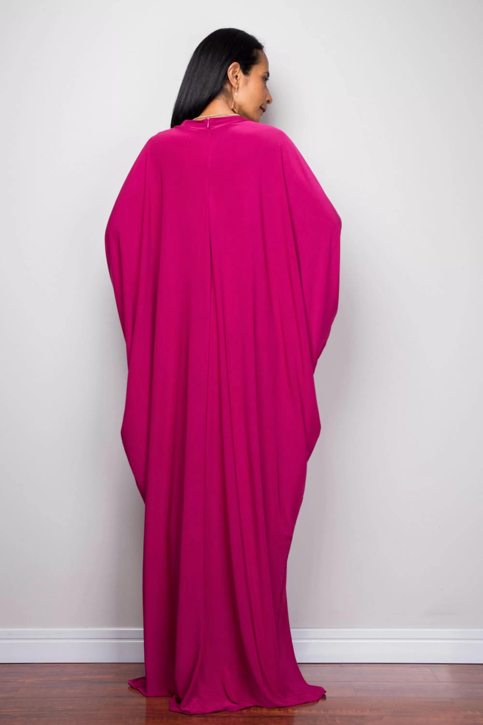 Mulberry Pink Modest Kaftan Dress