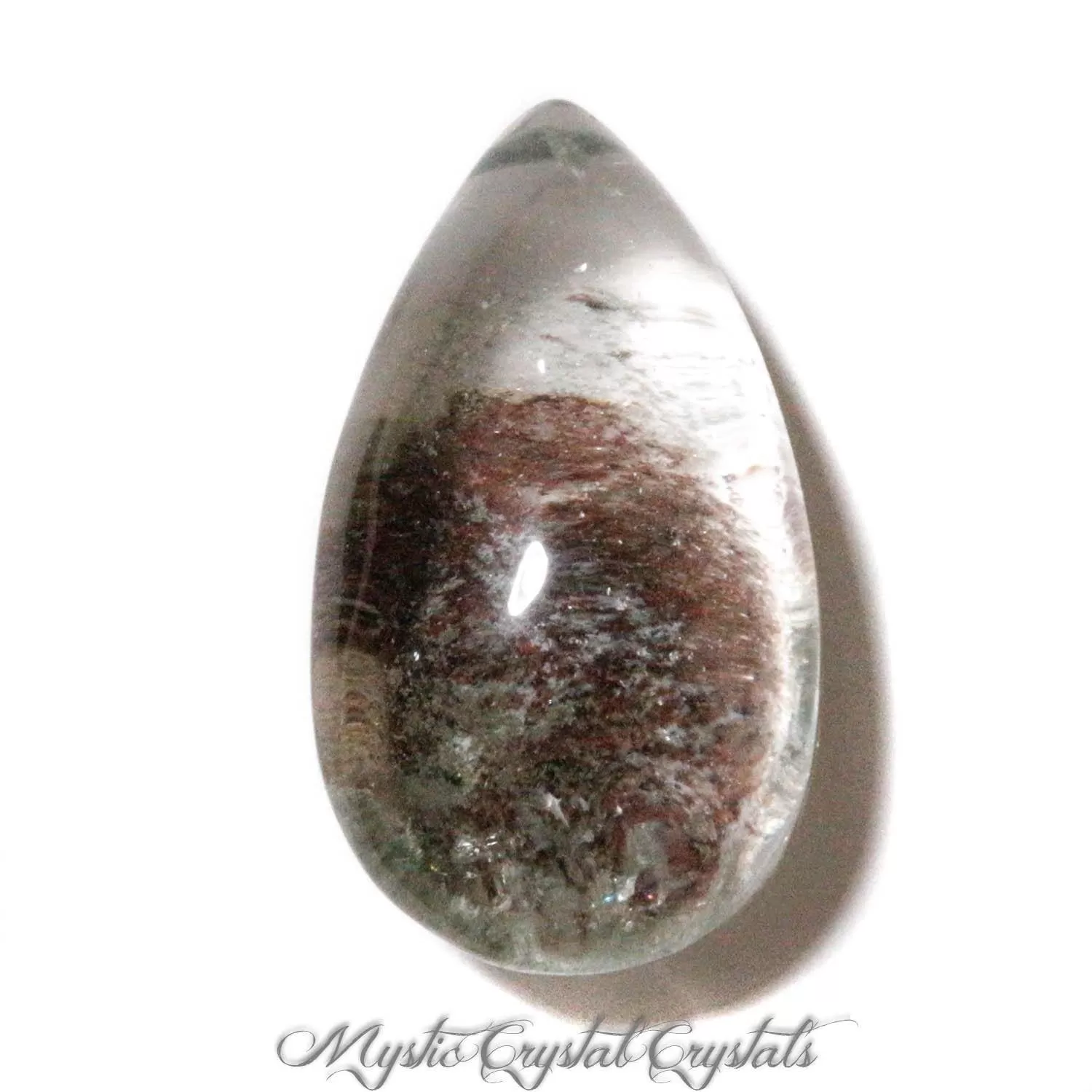 Multicolor Phantom Quartz, Garden Quartz, Scenic Lodolite Shaman's Stone Crystal-232Carats