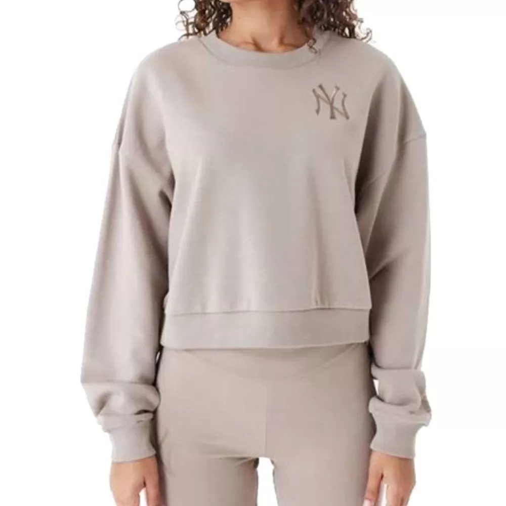 New Era Crop Hoodie NY Yankees Donna