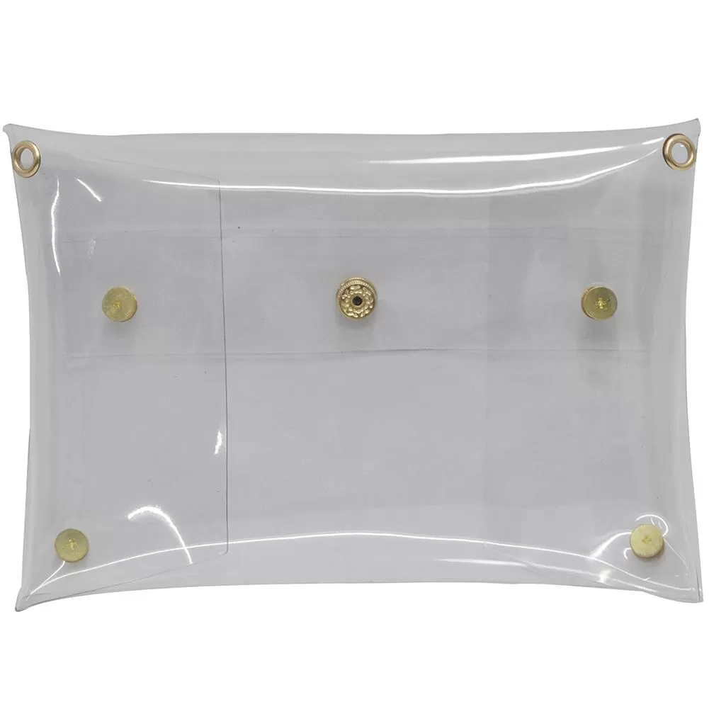 NGIL Clear Stadium Clutch Bag