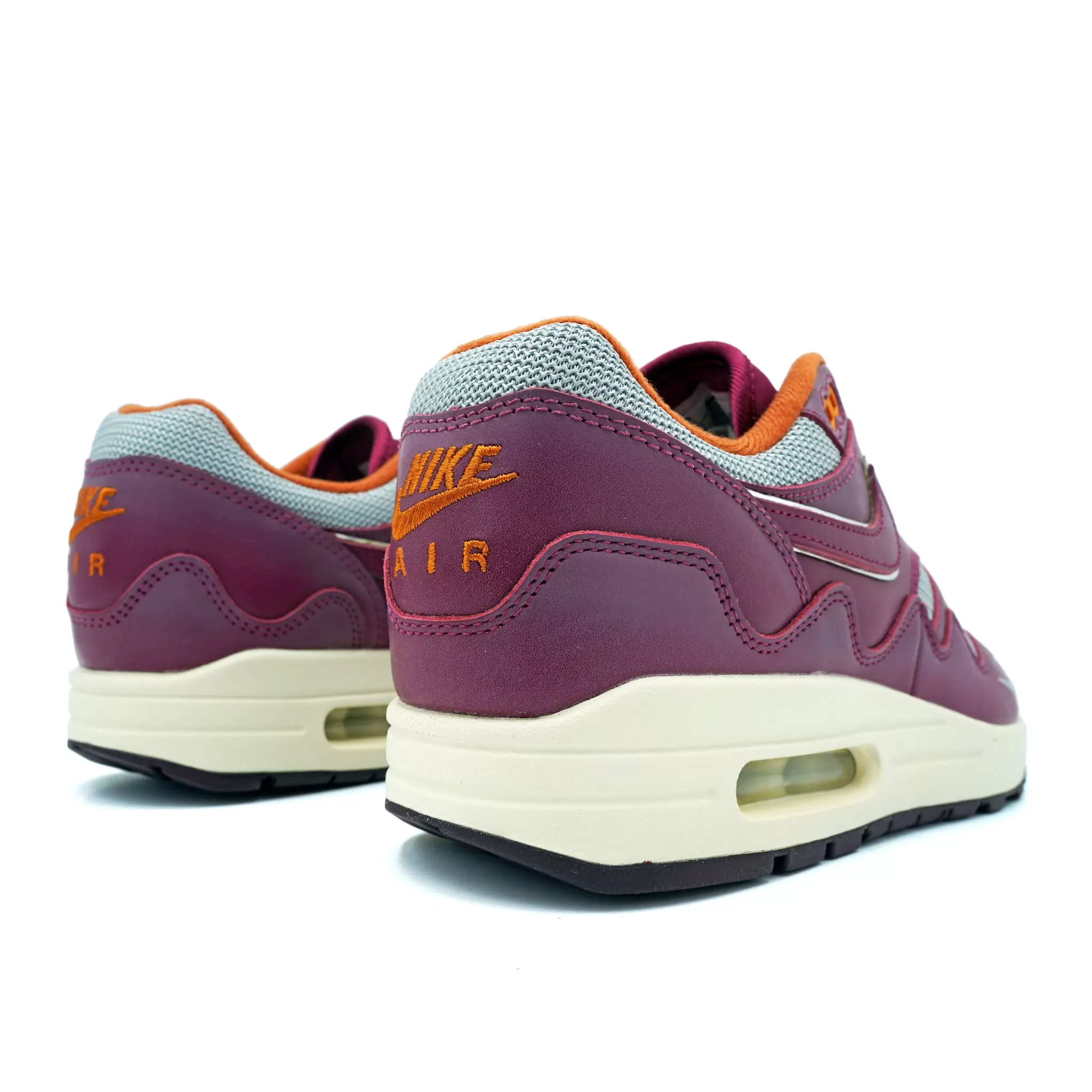 NIKE AIR MAX 1 X PATTA WAVES RUSH MAROON (WITH BRACELET) 2021